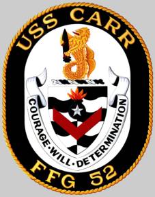 FFG-52 USS Carr patch crest insignia