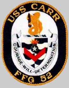 FFG-52 USS Carr patch crest insignia