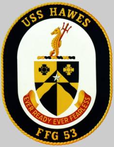 FFG-53 USS Hawes patch crest insignia