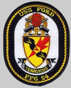 FFG-54 USS Ford patch crest insignia