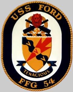 FFG-54 USS Ford patch crest insignia