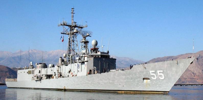 FFG-55 USS Elrod - Perry class frigate