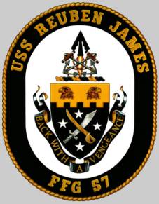 ffg 57 uss reuben james crest insignia patch badge