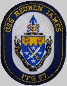 FFG-57 USS Reuben James patch crest insignia