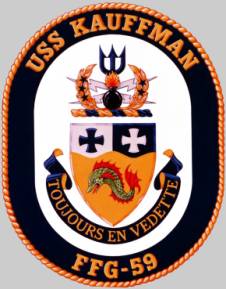FFG-59 USS Kauffman patch crest insignia