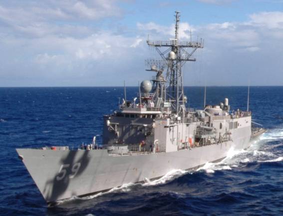 FFG-59 USS Kauffman - Perry class guided missile frigate