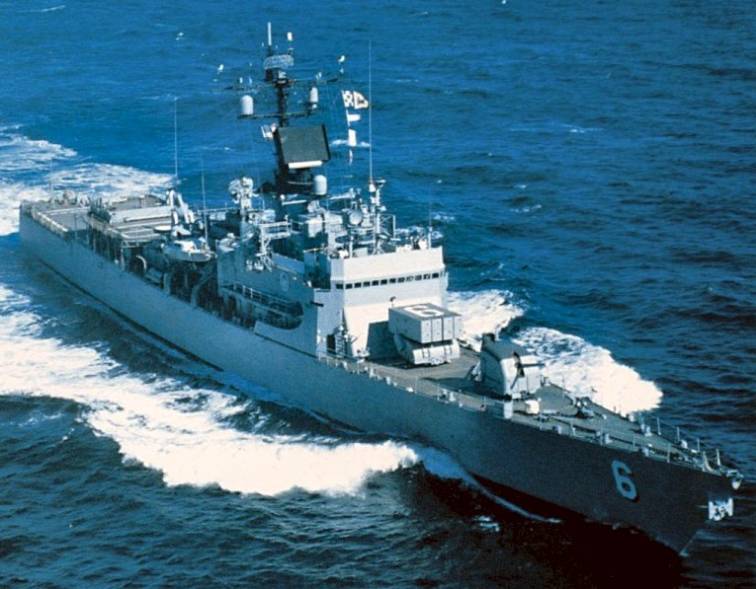 FFG-6 USS Julius A. Furer - Brooke class guided missile frigate
