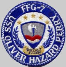 FFG-7 USS Oliver Hazard Perry patch crest insignia