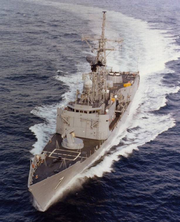 FFG-7 USS Oliver Hazard Perry class guided missile frigate