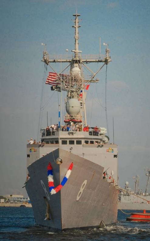 USS McInerney FFG-8 Mayport Florida 2010