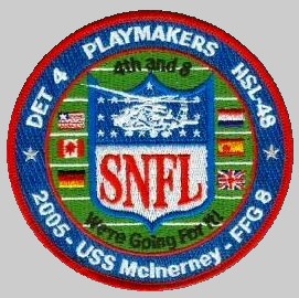 FFG-8 US McInerney cruise patch