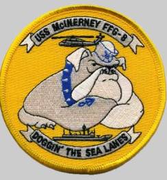 FFG-8 USS McInerney cruise patch