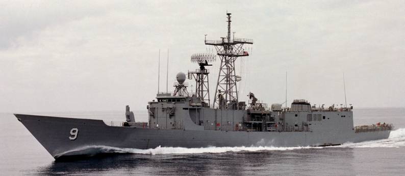 FFG-9 USS Wadsworth - Oliver Hazard Perry class guided missile frigate