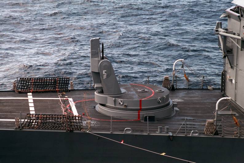 Mk-13 missile launcher aboard USS Doyle FFG-39