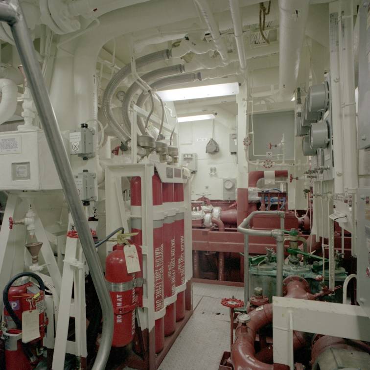 auxilary machinery room no. 1 aboard USS Reuben James FFG-57