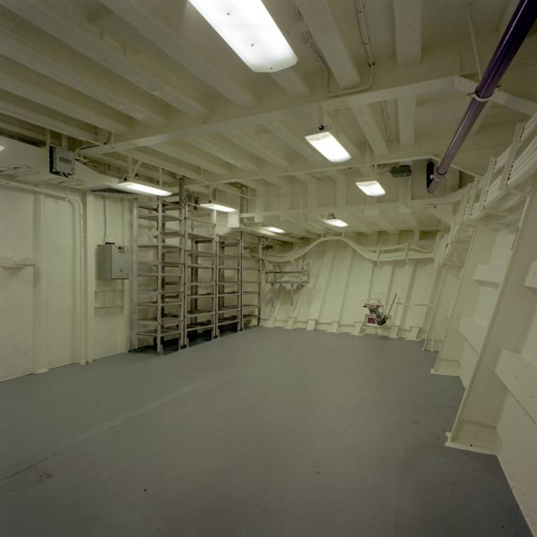 bathythermograph room aboard USS Reuben James FFG-57