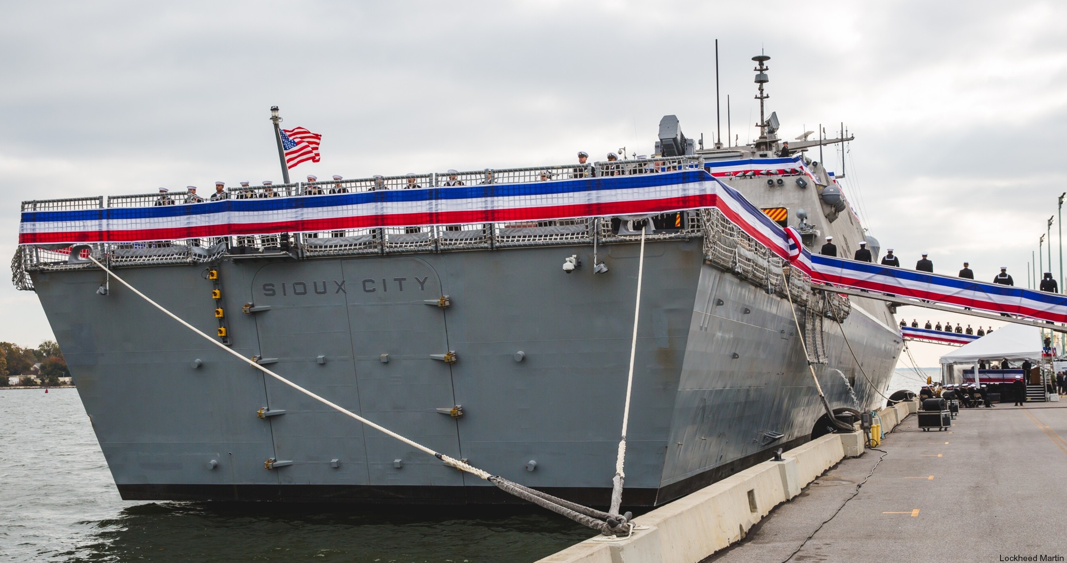 lcs-11 uss sioux city freedom class littoral combat ship us navy 17 commissioning annapolis