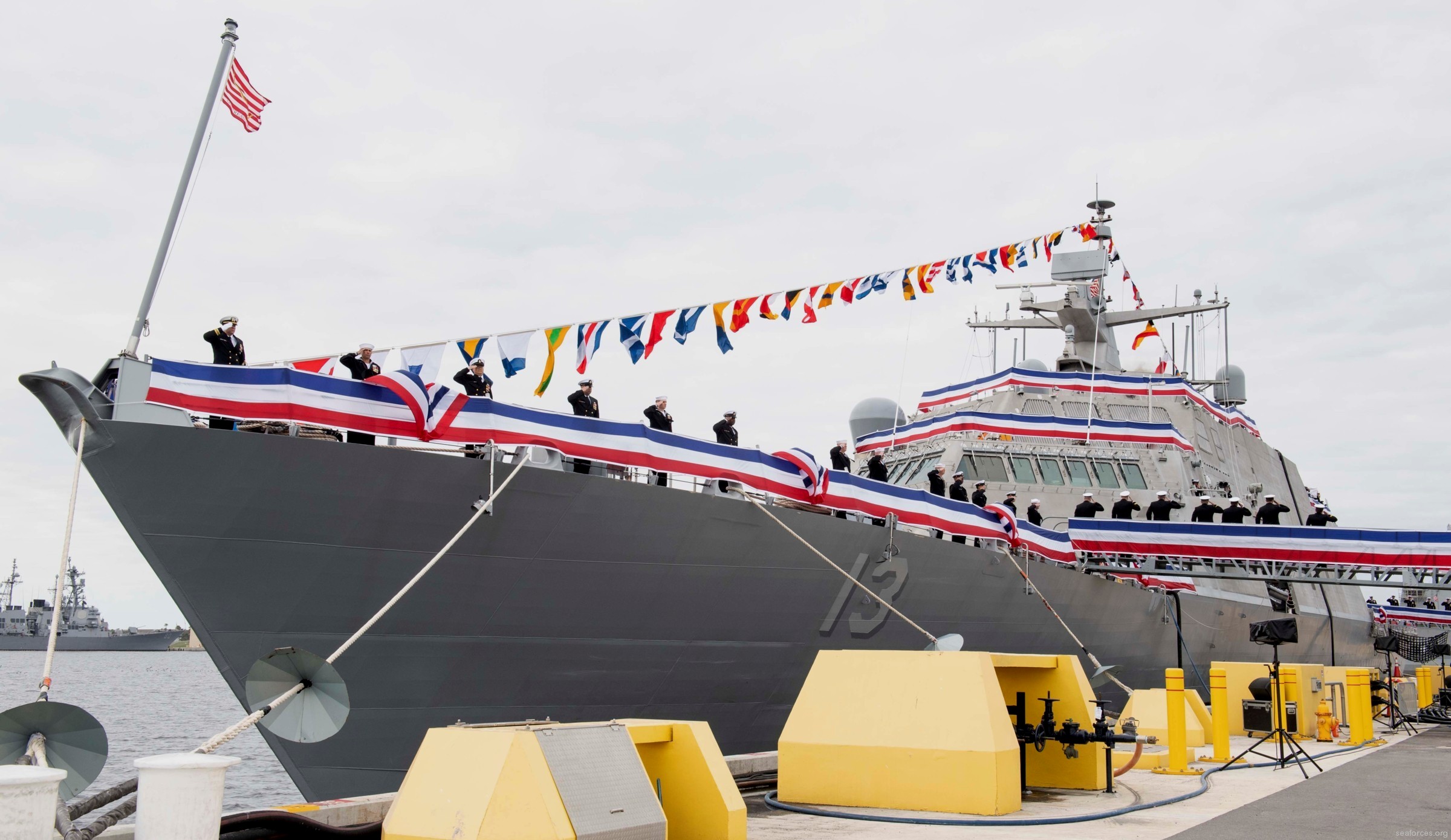 lcs-13 uss wichita freedom class littoral combat ship us navy 03 commissioning naval station mayport florida