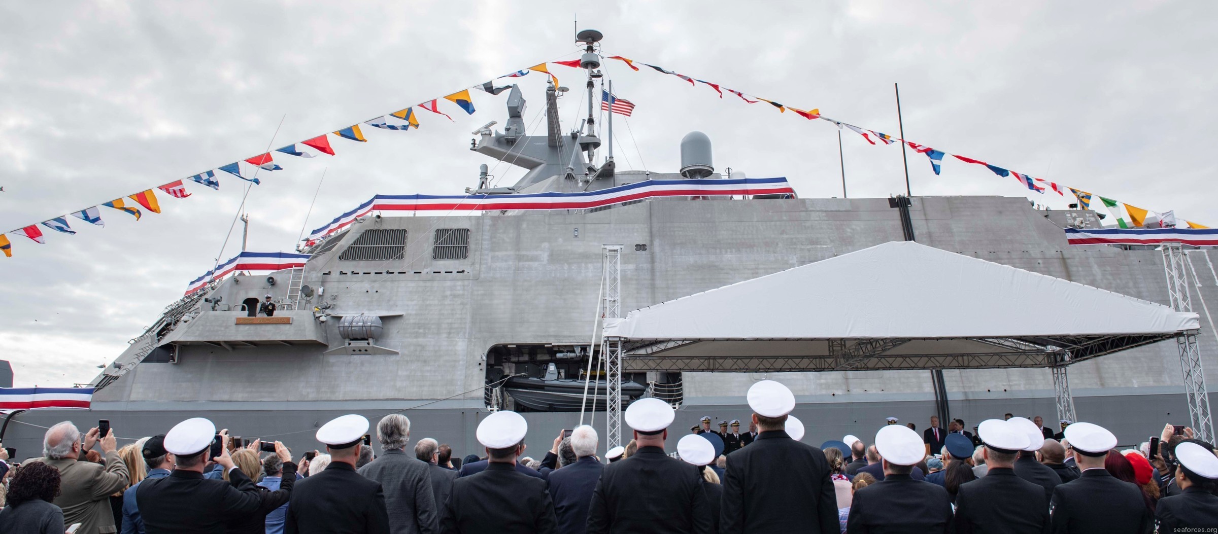 lcs-13 uss wichita freedom class littoral combat ship navy 04 commissioning naval station mayport florida