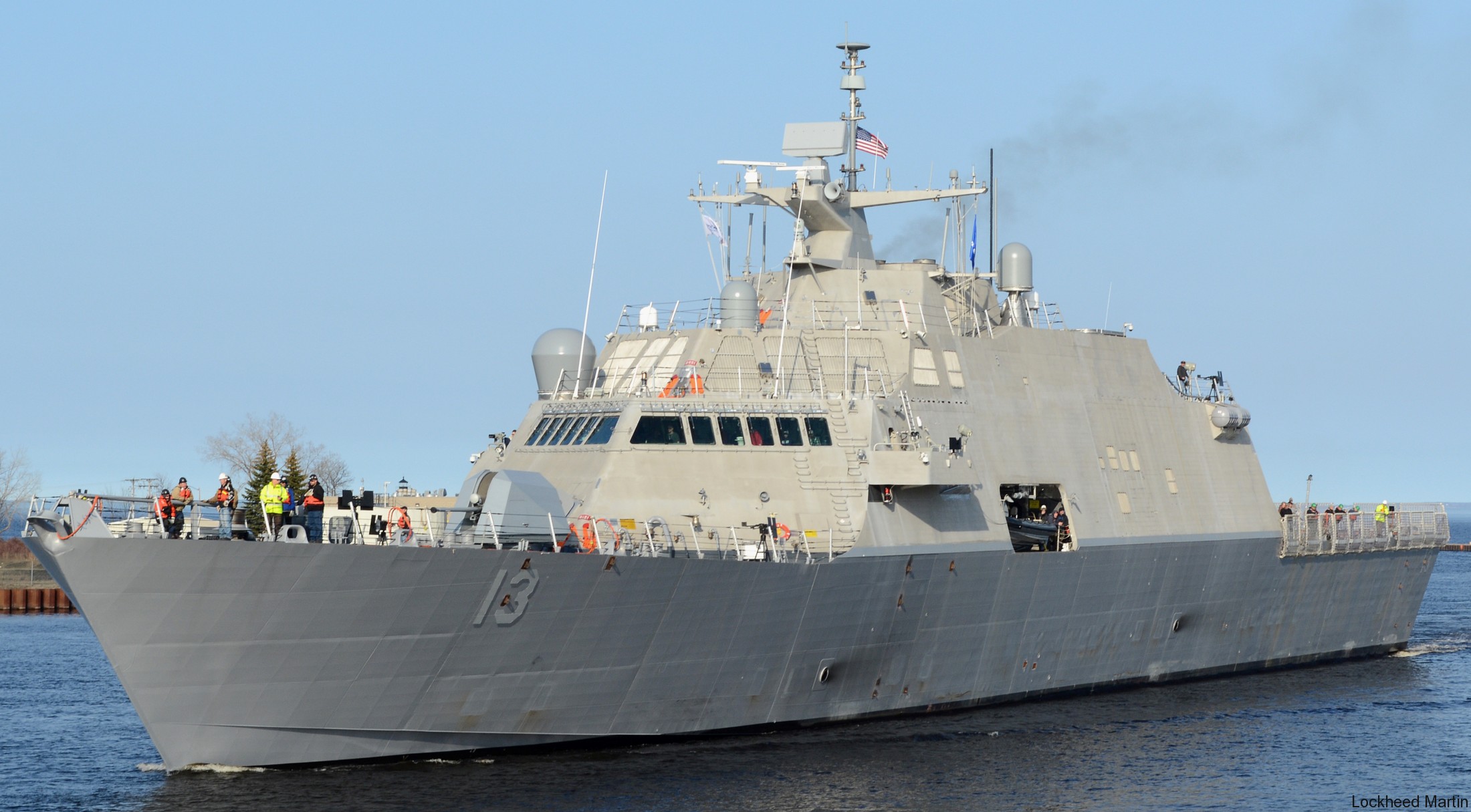 lcs-13 uss wichita freedom class littoral combat ship us navy 23 builders sea trials