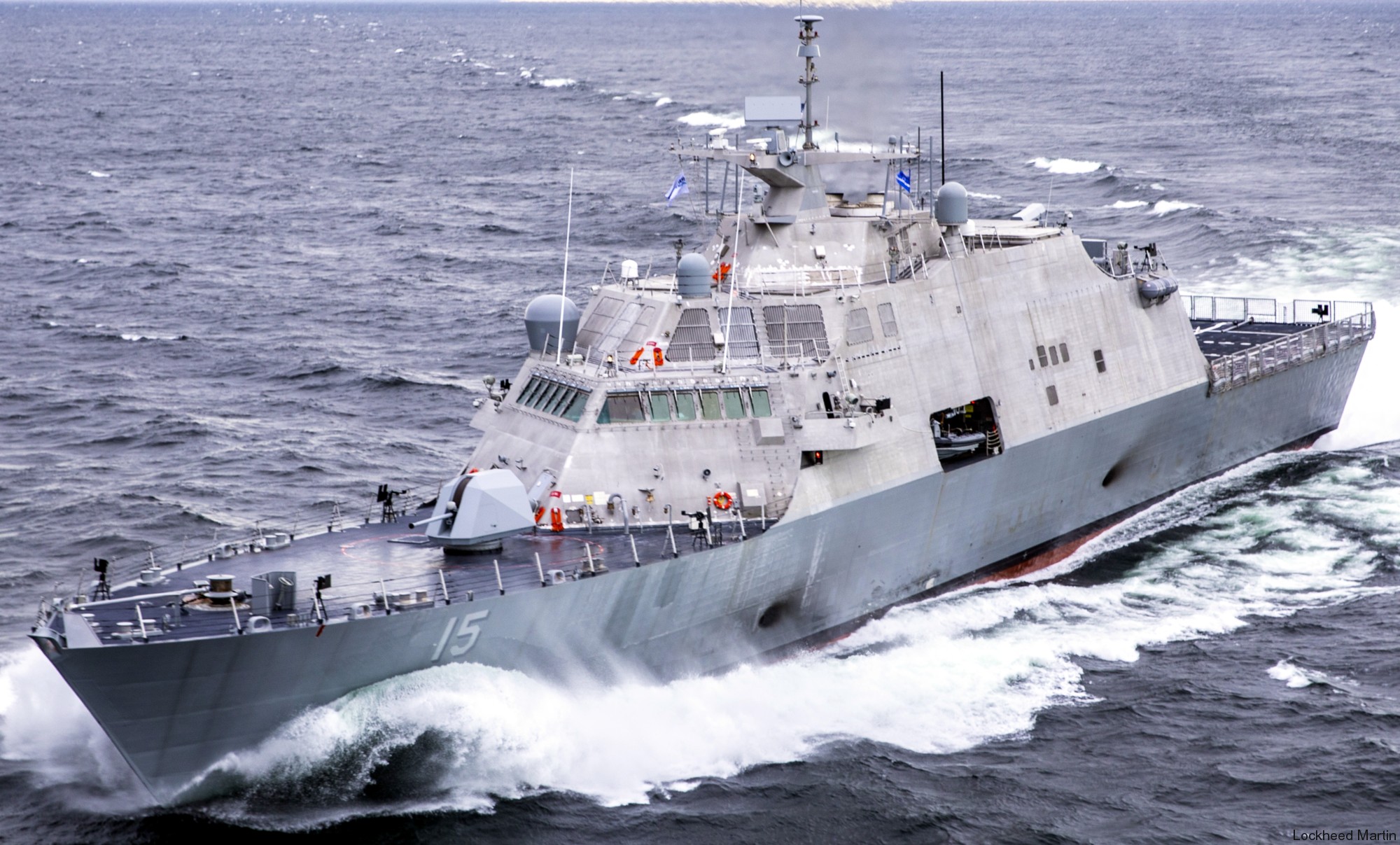 lcs-15 uss billings freedom class littoral combat ship us navy 05 trials lake michigan