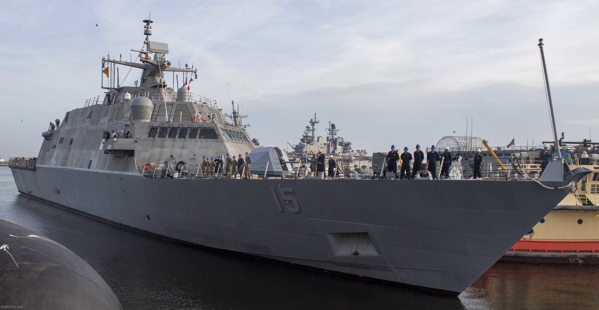 lcs-15 uss billings freedom class littoral combat ship us navy 29 naval station mayport florida