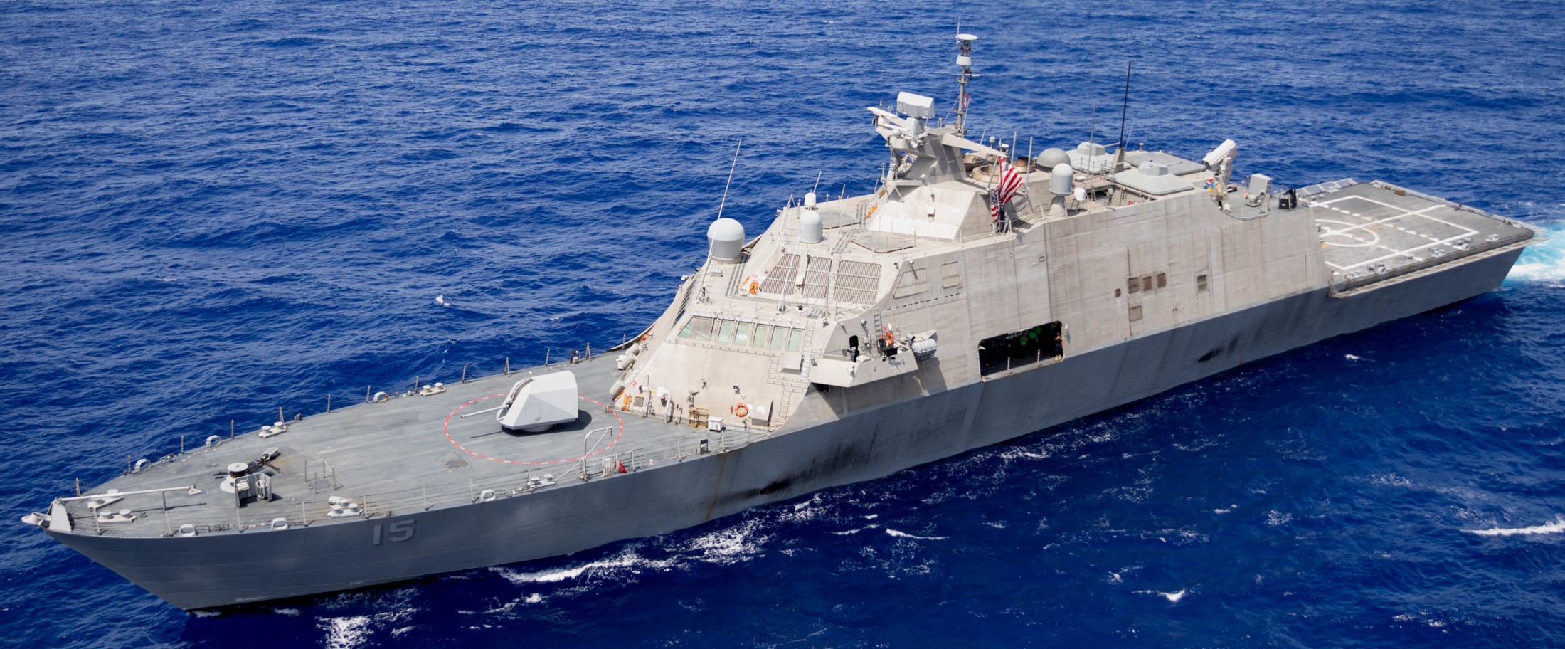 lcs-15 uss billings freedom class littoral combat ship us navy 58 caribbean sea
