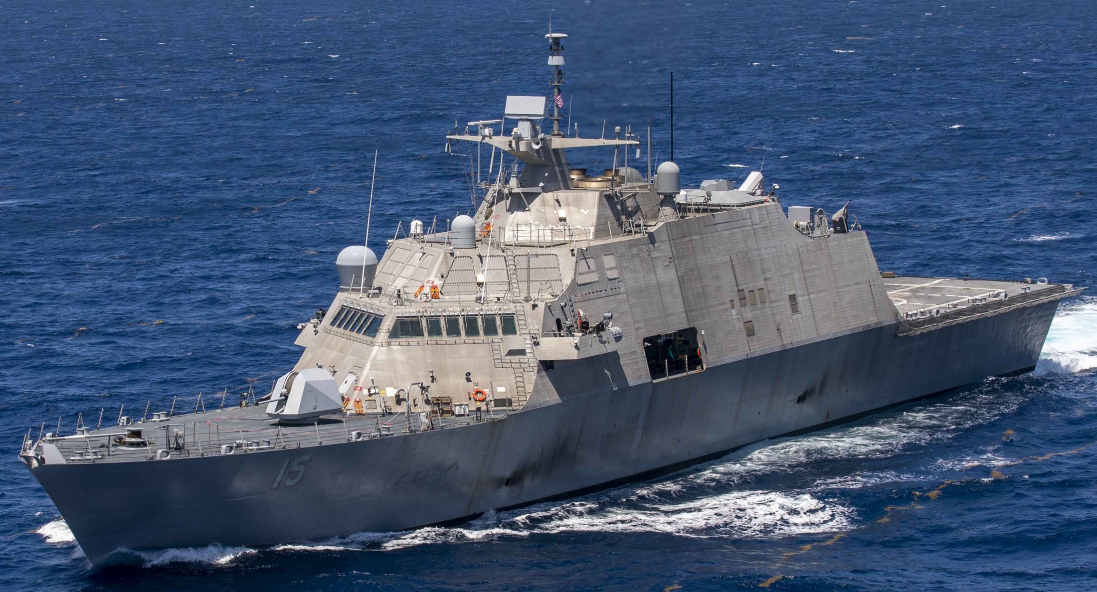 lcs-15 uss billings freedom class littoral combat ship us navy 60 caribbean sea