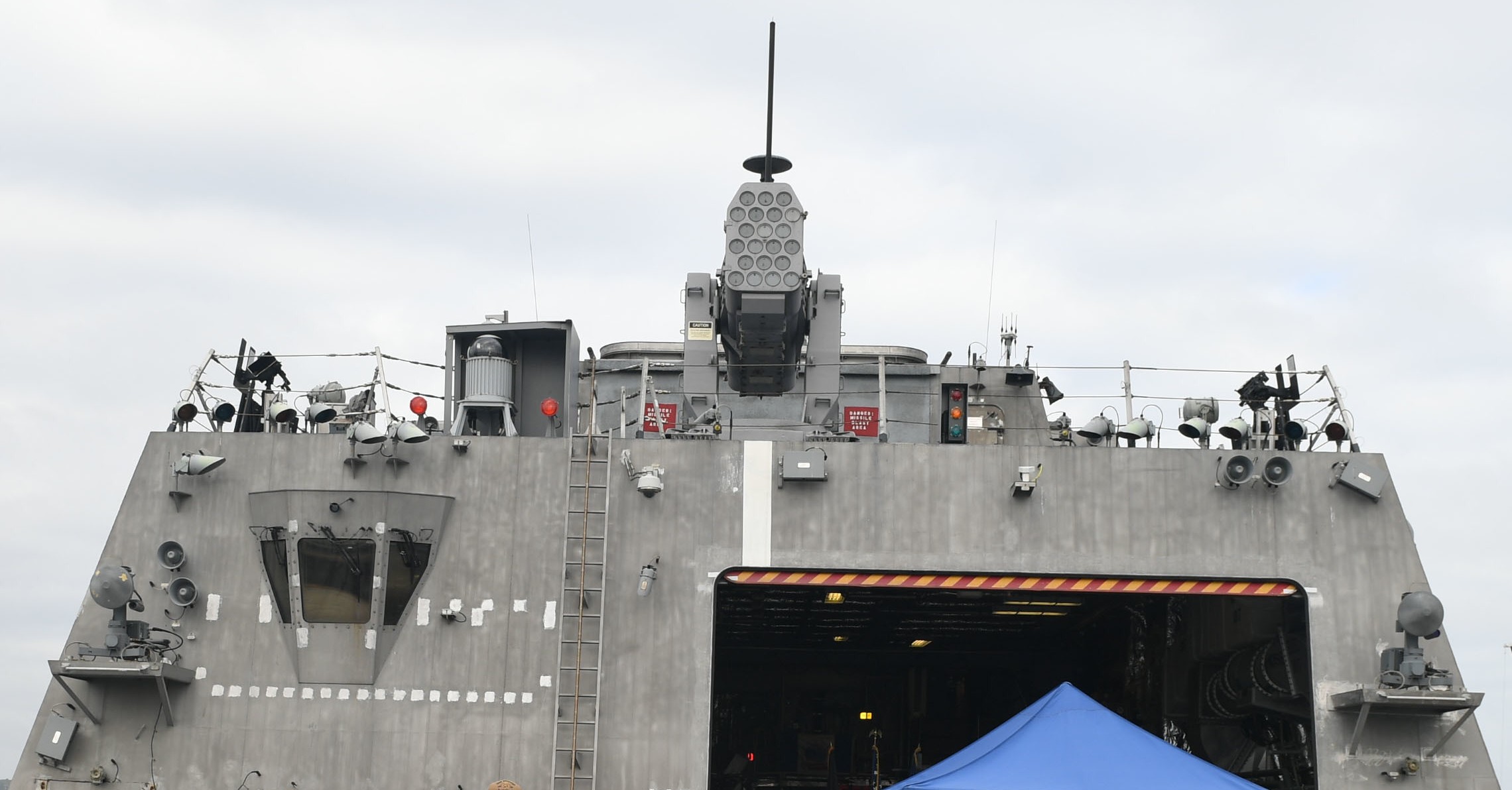 lcs-15 uss billings freedom class littoral combat ship us navy 70 rim-116 ram missile