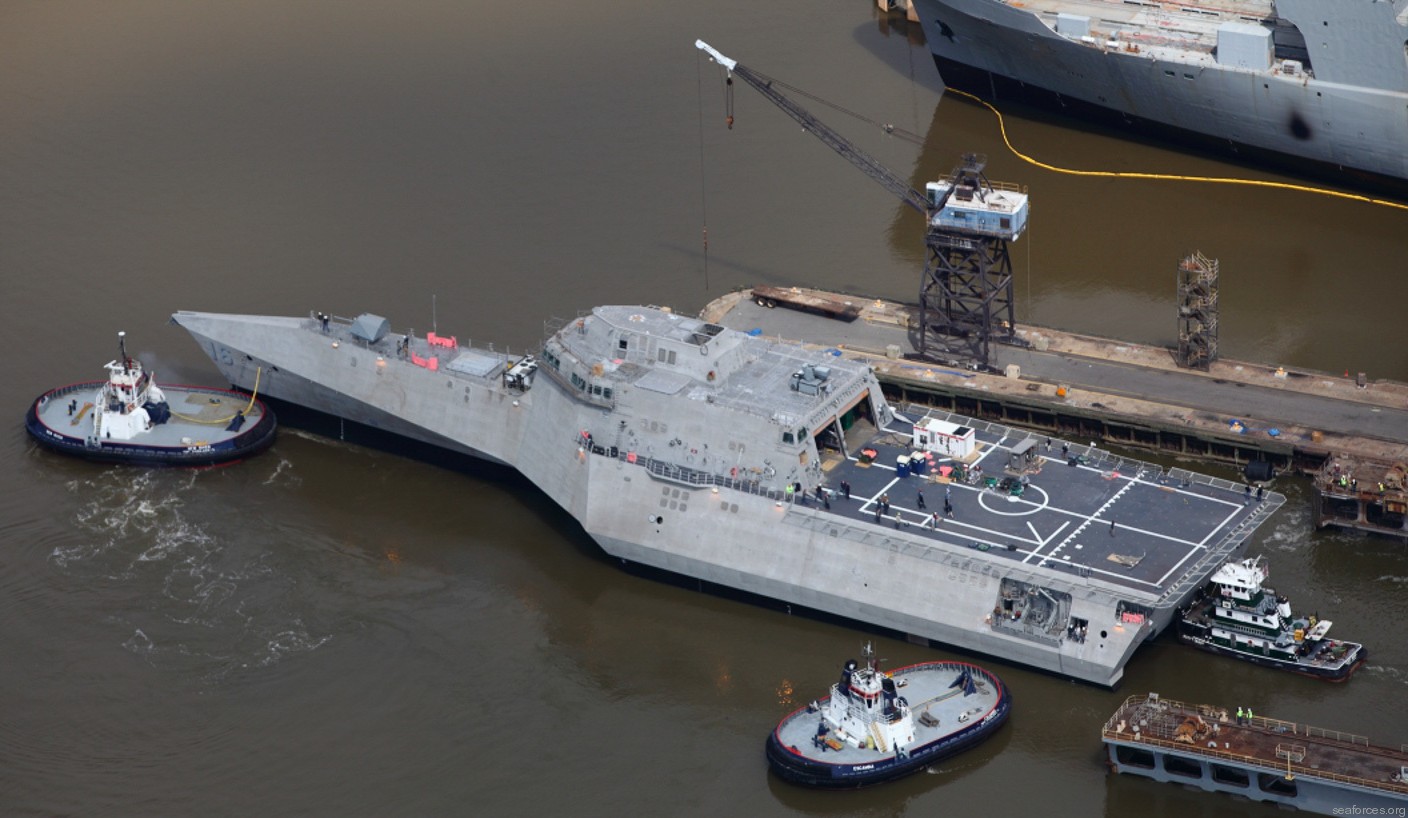 lcs-16 uss tulsa independence class littoral combat ship navy 05 launching mobile alabama
