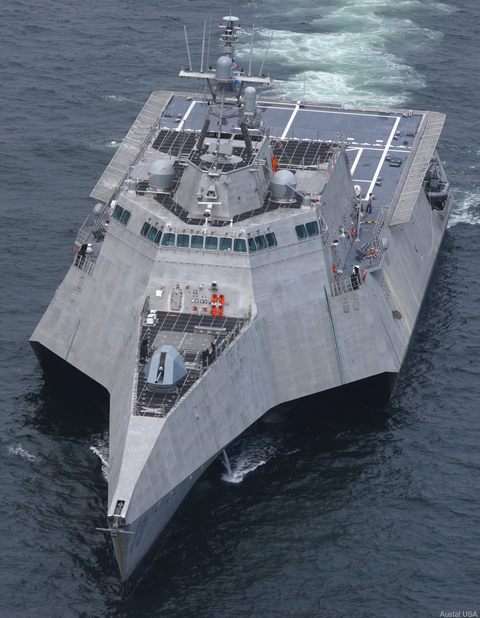 lcs-18 uss charleston independence class littoral combat ship us navy 18