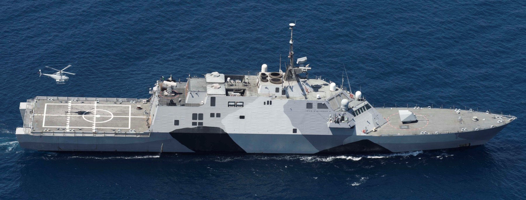 lcs-1 uss freedom class littoral combat ship us navy 08 mq-8b fire scout uav