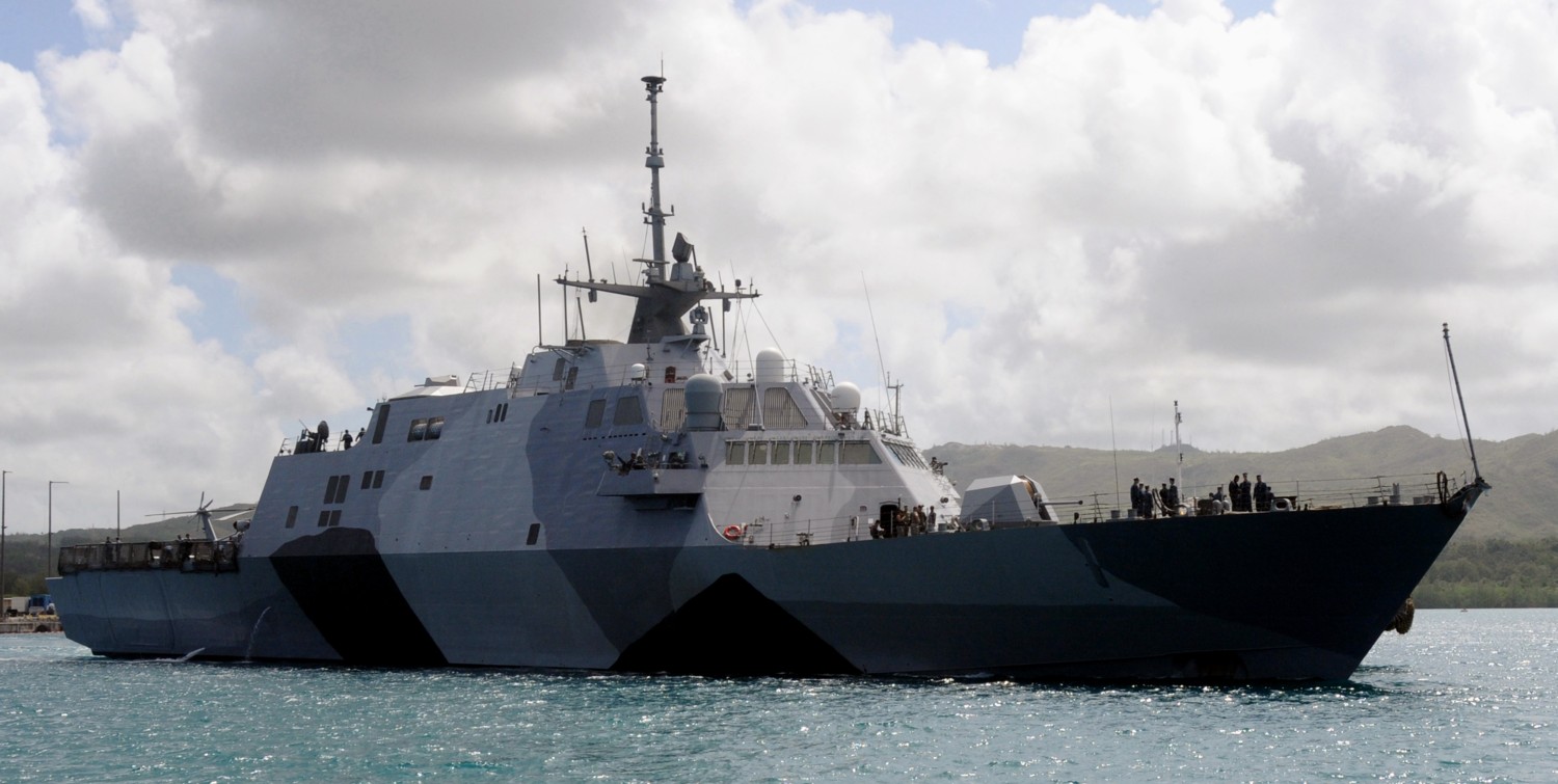lcs-1 uss freedom class littoral combat ship us navy 35 santa rita guam