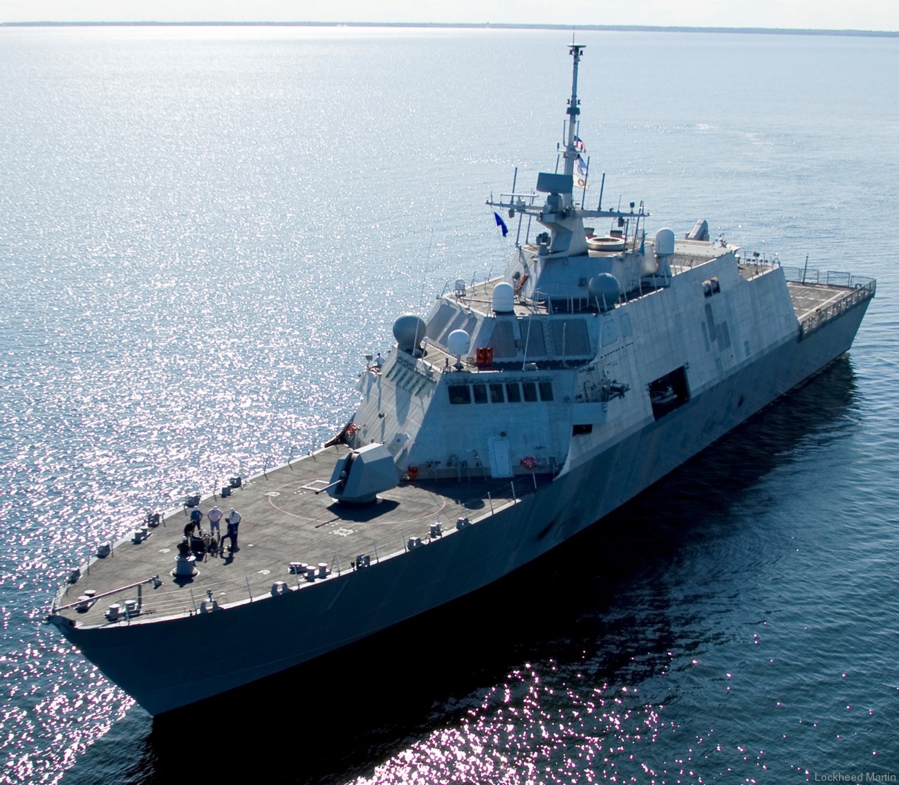 lcs-1 uss freedom class littoral combat ship us navy 143 trials lake michigan