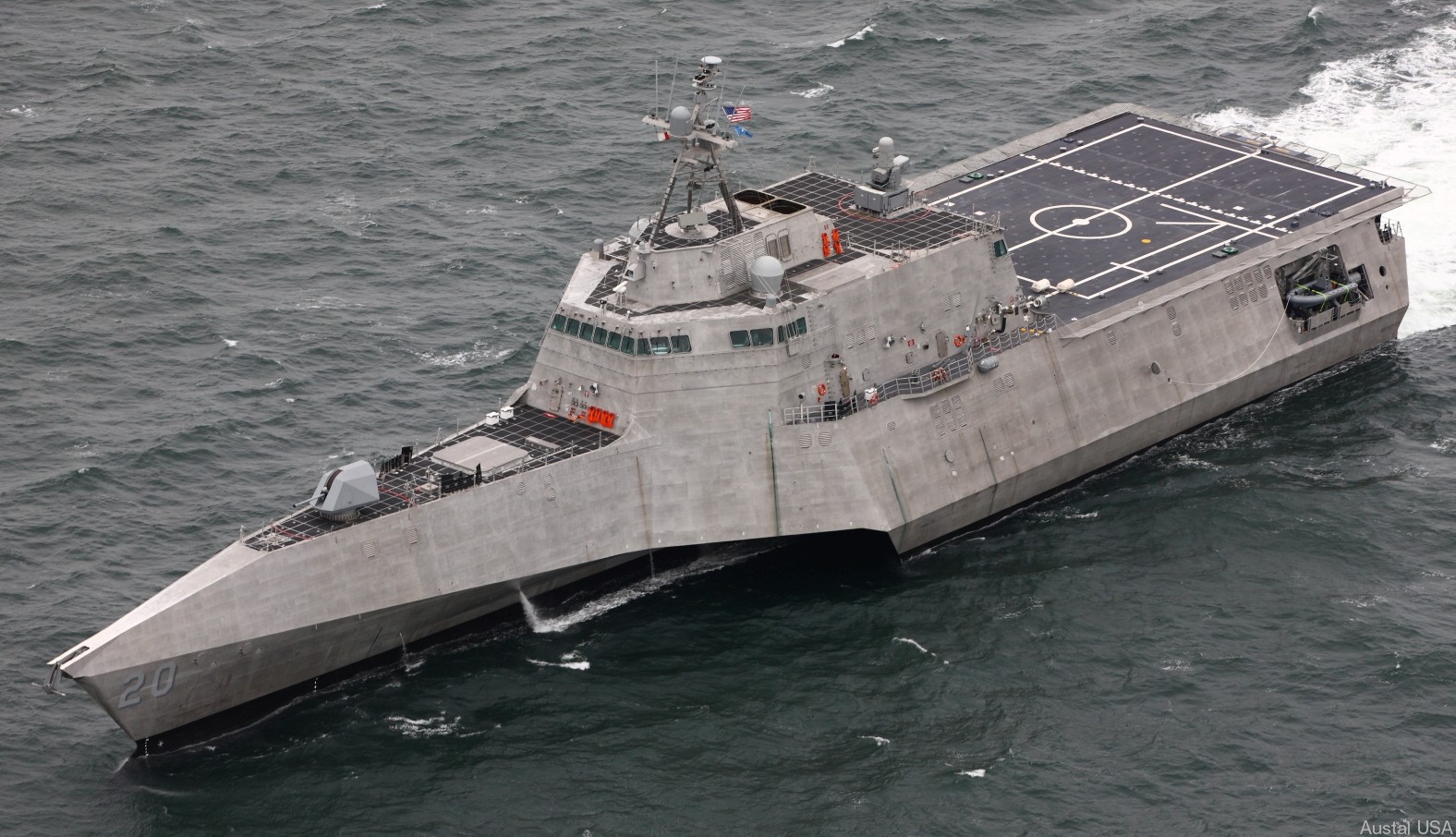 lcs-20 uss cincinnati independence class littoral combat ship us navy austal usa mobile 18x