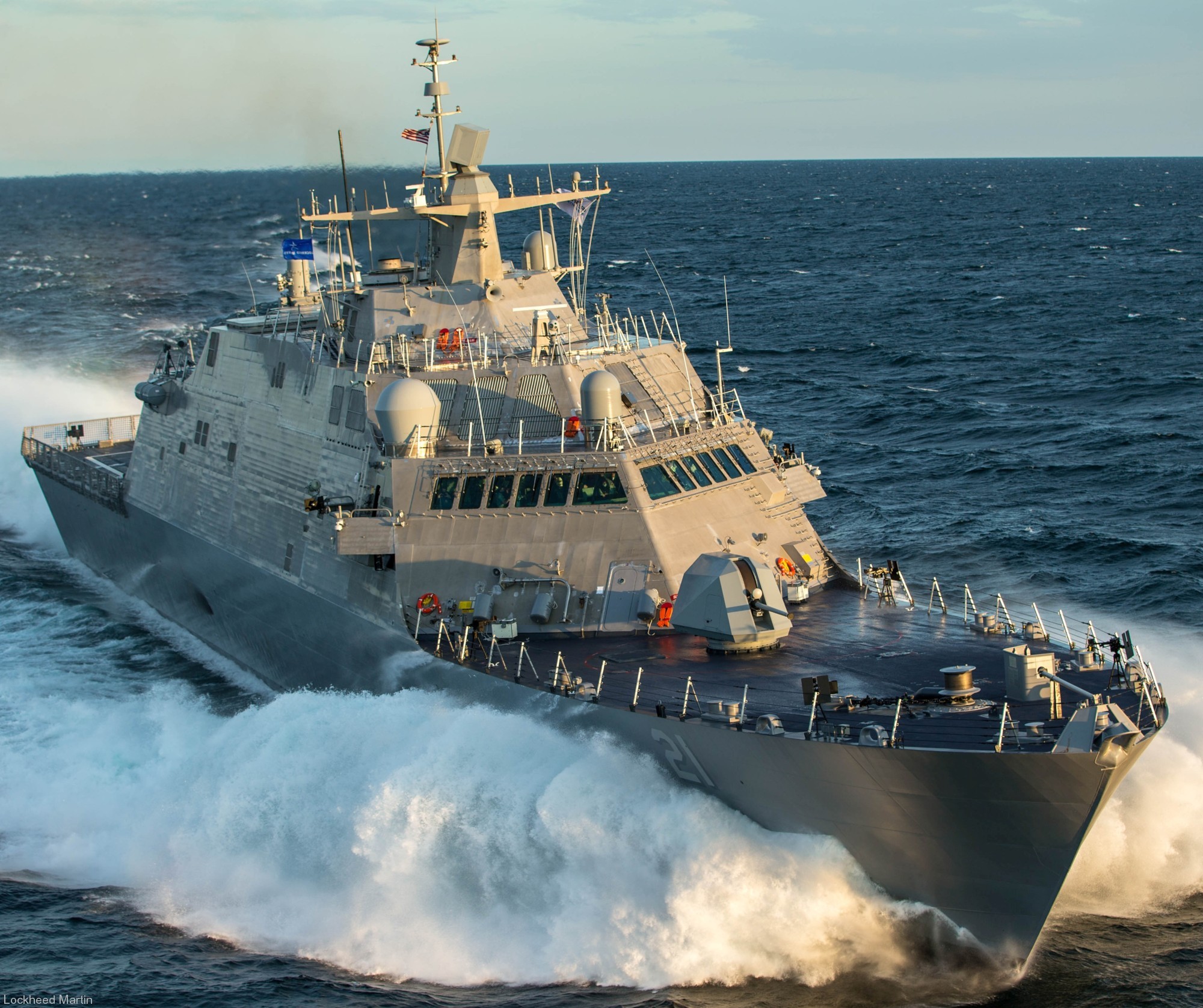 lcs-21 uss minneapolis saint paul freedom class littoral combat ship us navy 06 builders sea trials