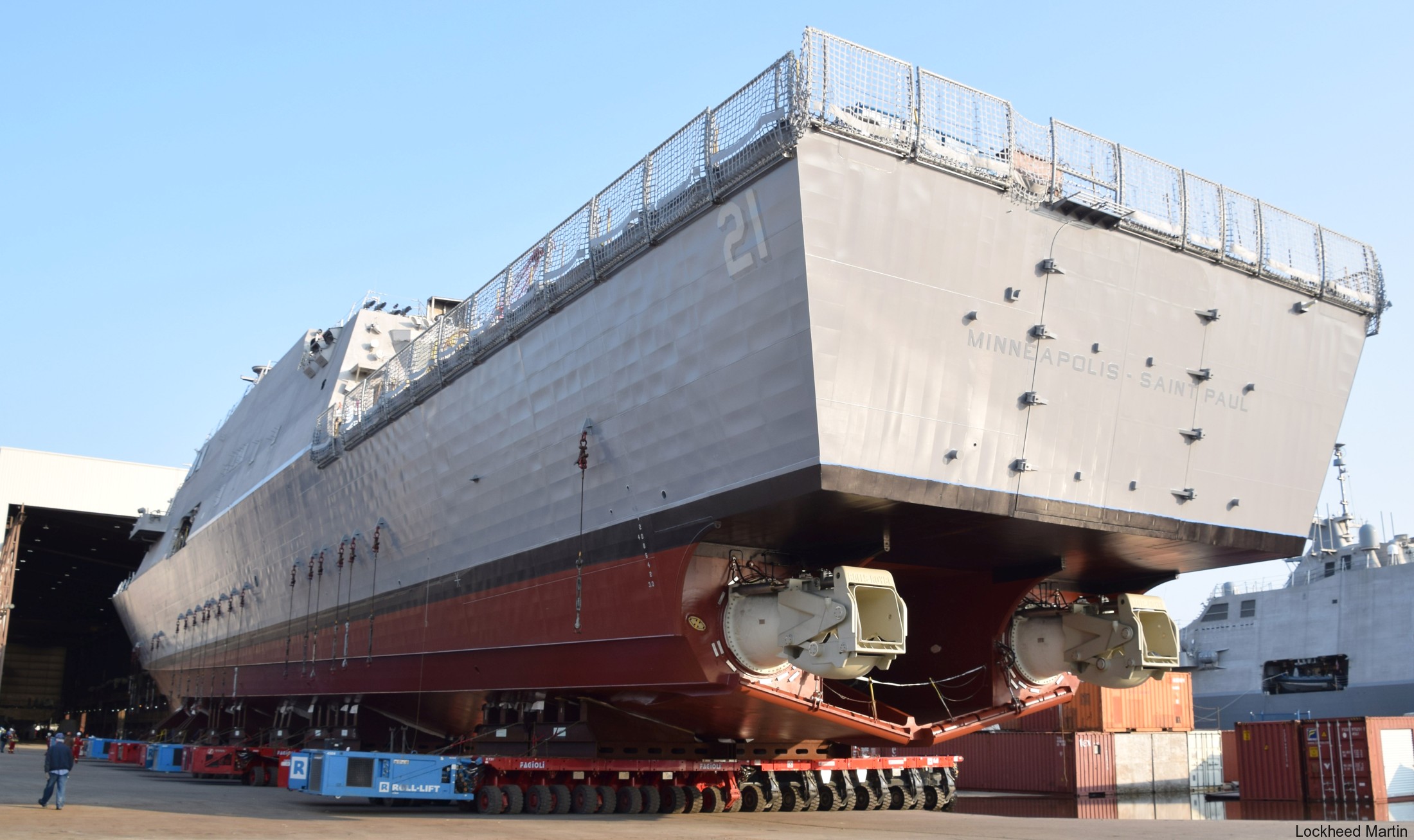 lcs-21 uss minneapolis saint paul freedom class littoral combat ship us navy fincantieri marinette marine 13