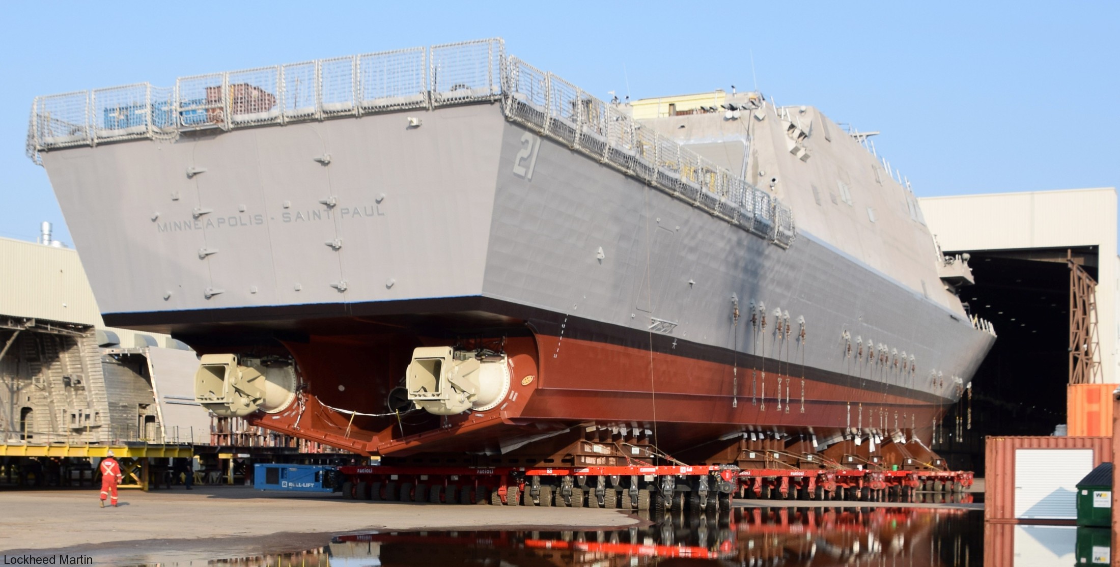 lcs-21 uss minneapolis saint paul freedom class littoral combat ship us navy fincantieri marinette marine 14