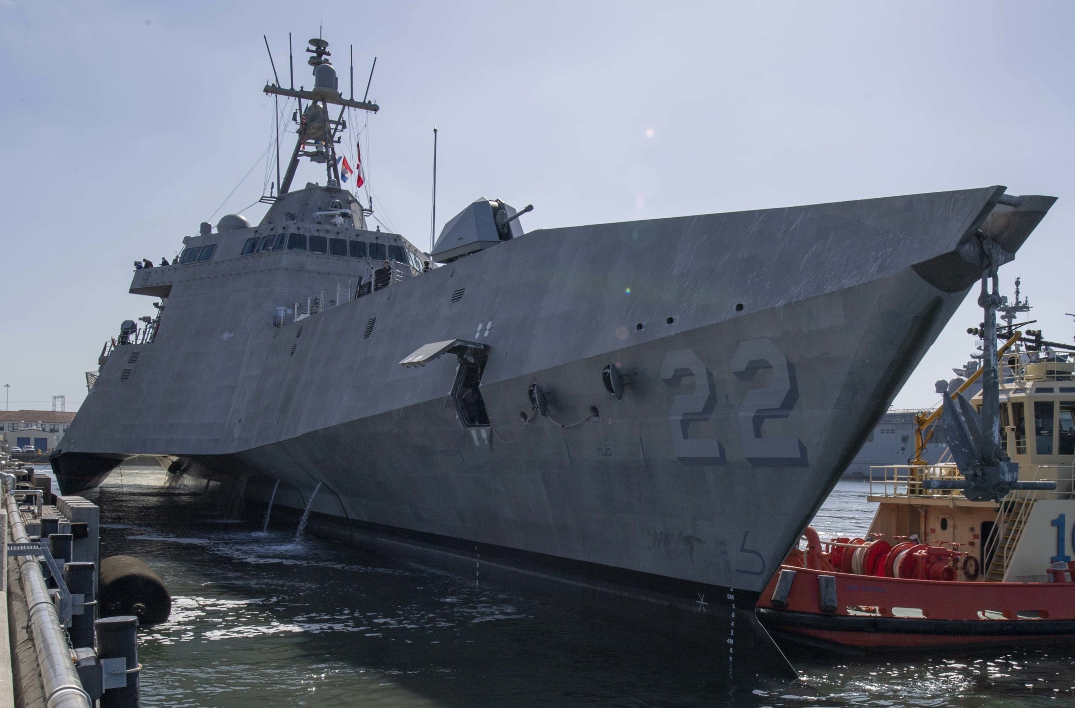 lcs-22 uss kansas city independence class littoral combat ship us navy 08 naval base san diego california