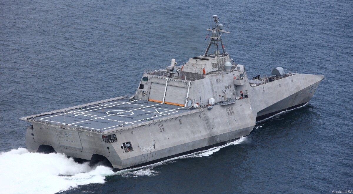 lcs-24 uss oakland independence class littoral combat ship us navy 07 acceptance trials