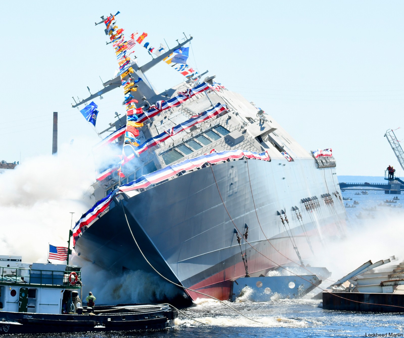 lcs-29 uss beloit freedom class littoral combat ship us navy christening launching marinette 04