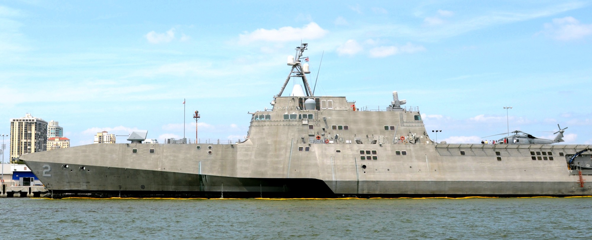 lcs-2 uss independence littoral combat ship us navy class 58 st. petersburg florida