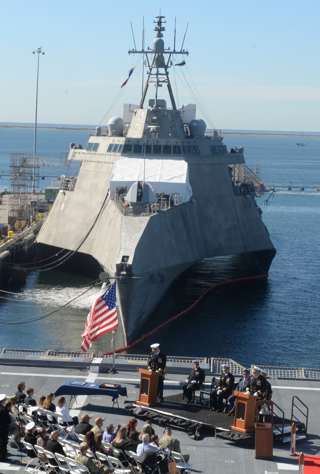 uss santa barbara lcs-32 littoral combat ship independence class naval base san diego 2023 07