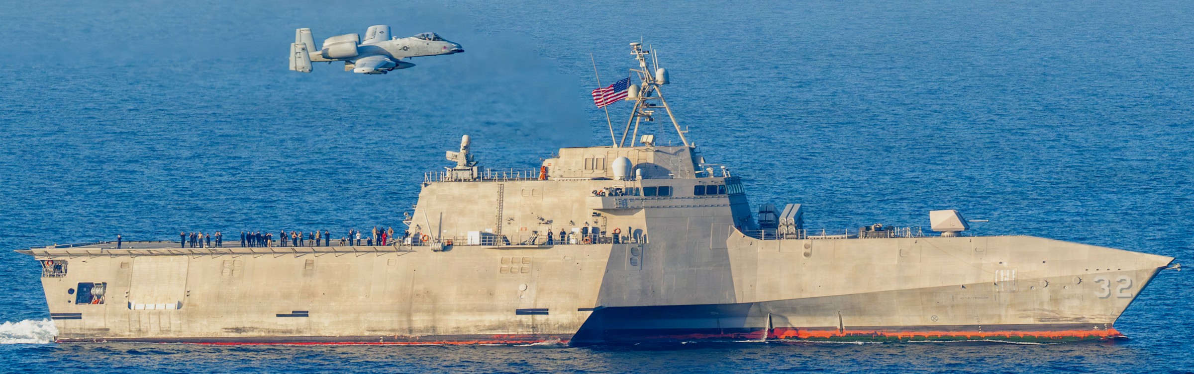 uss santa barbara lcs-32 littoral combat ship independence class us navy arabian gulf bahrain 2026 14