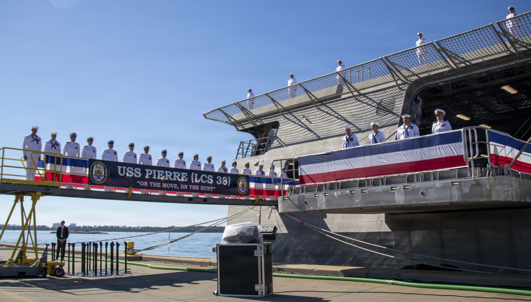 uss pierre lcs-38 independence class littoral combat ship commissioning ceremony panama city florida 2025 16