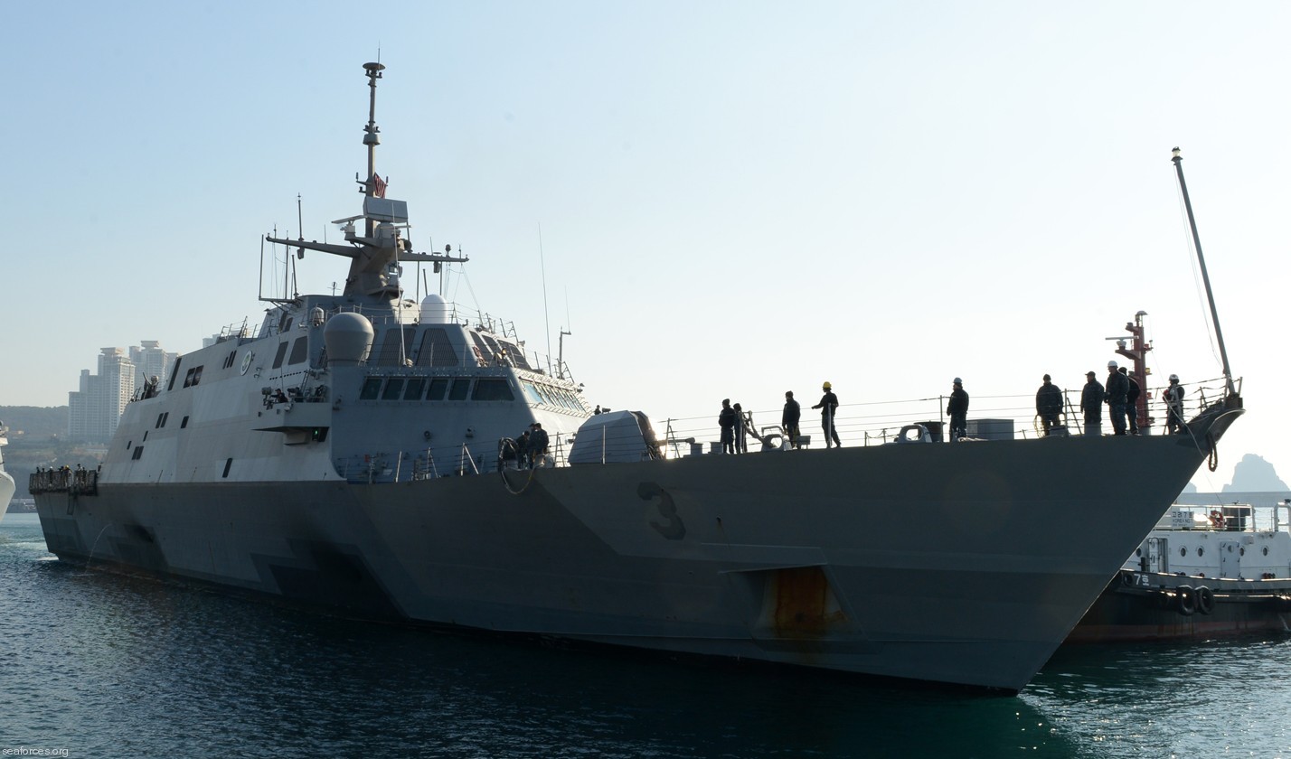 lcs-3 uss fort worth littoral combat ship freedom class us navy 14 busan korea