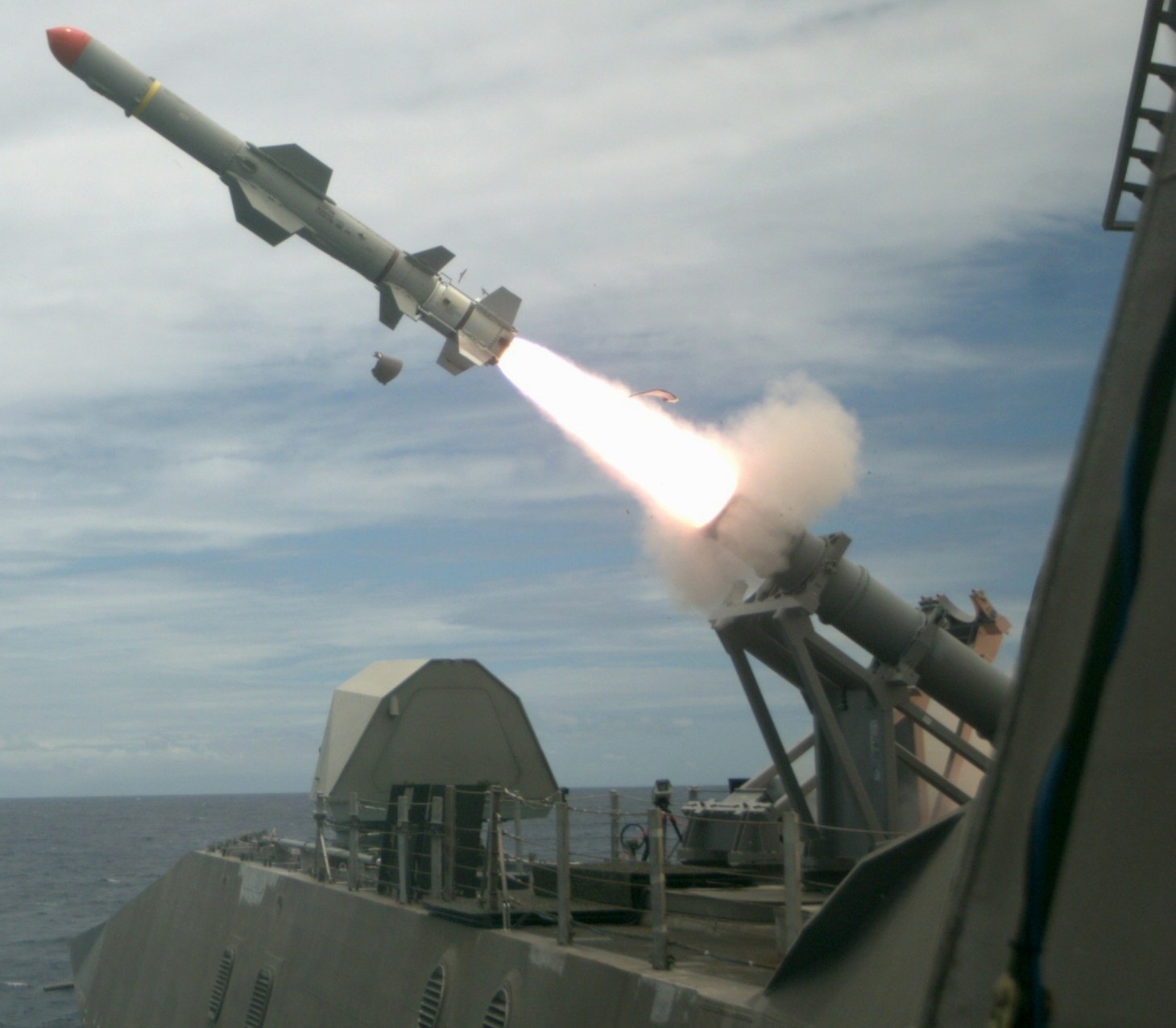 lcs-4 uss coronado independence class littoral combat ship us navy 07 harpoon ssm missile