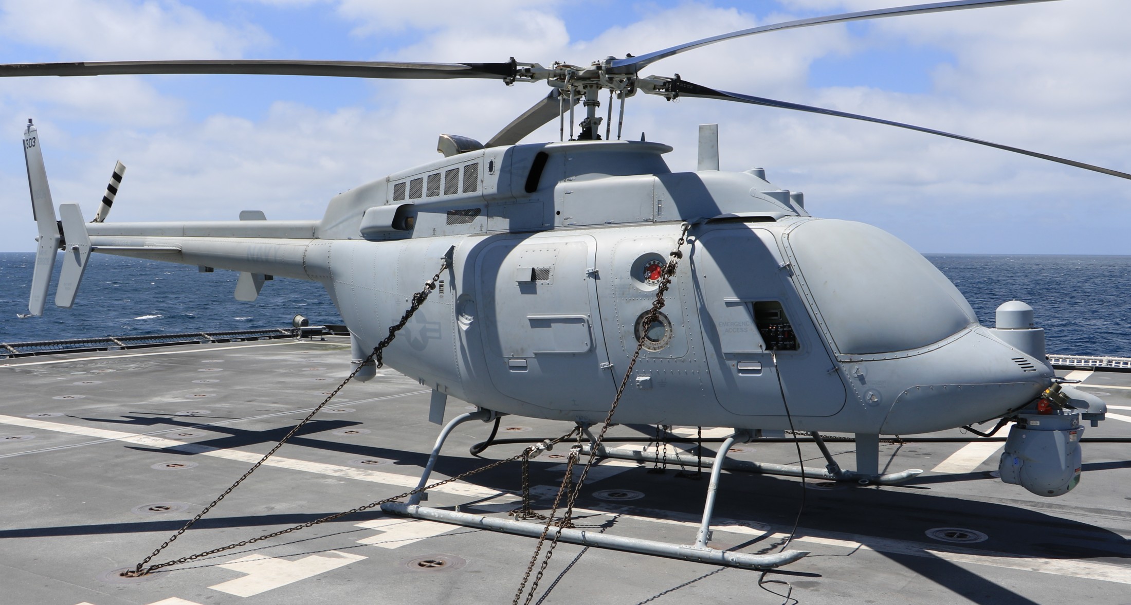 lcs-4 uss coronado independence class littoral combat ship us navy 36 mq-8c fire scout uav testing