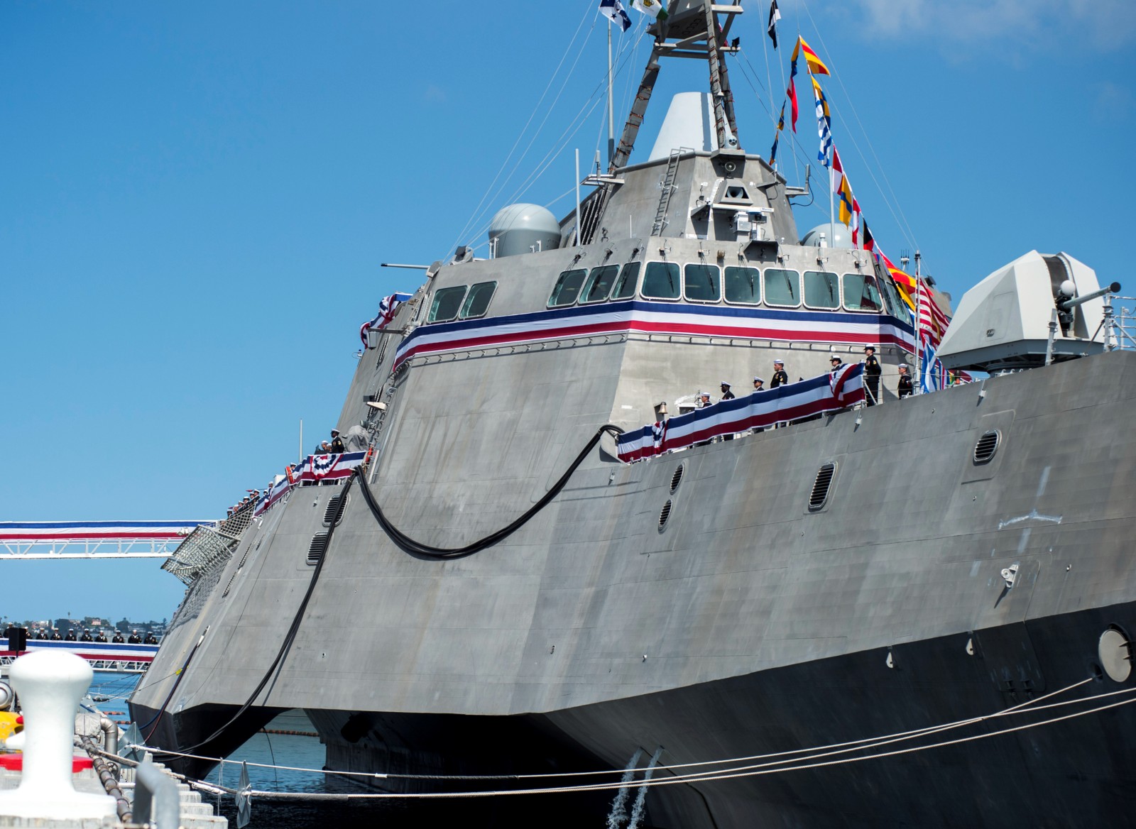 lcs-4 uss coronado independence class littoral combat ship us navy 14 commissioning ceremony