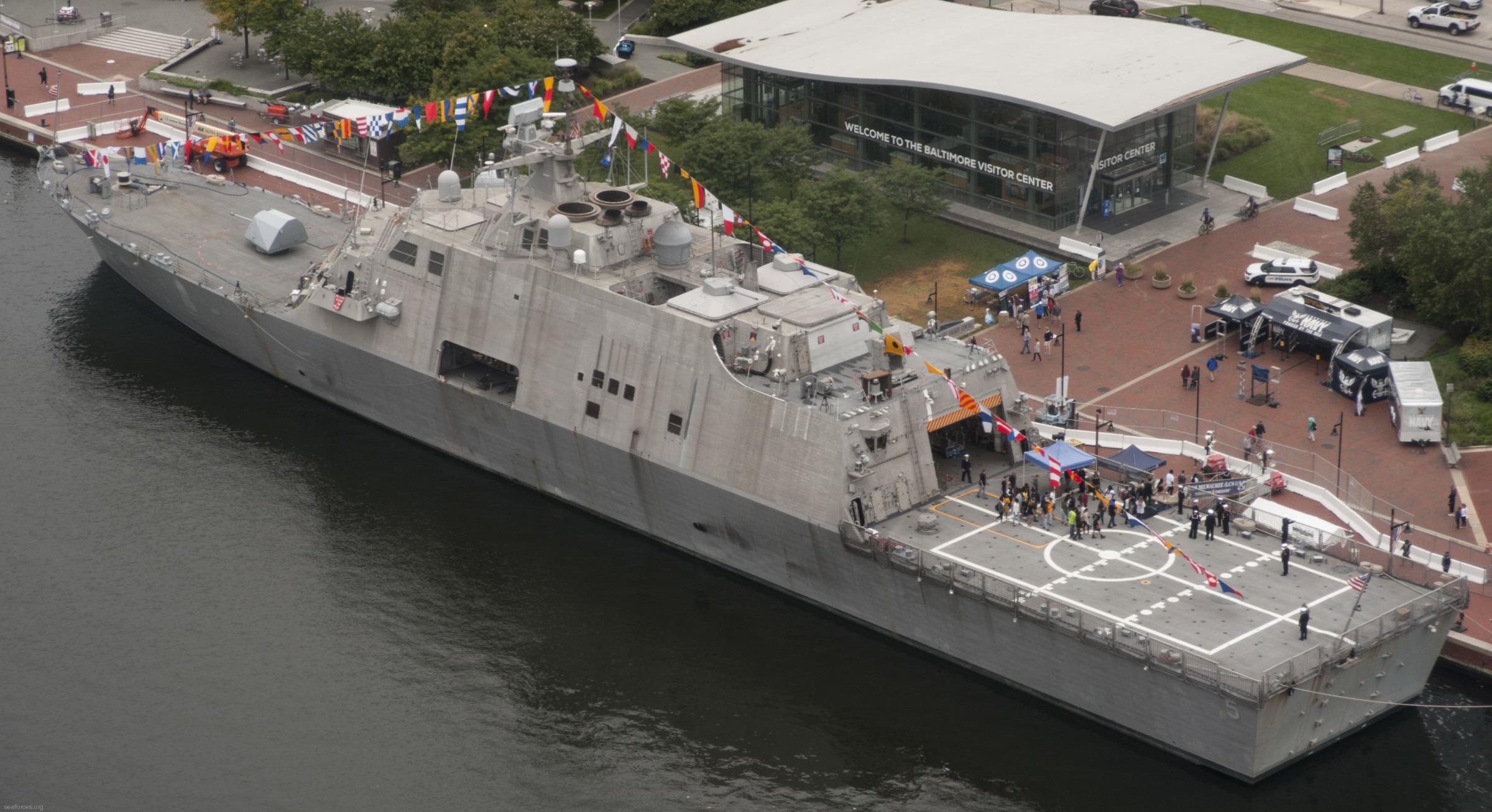 lcs-5 uss milwaukee freedom class littoral combat ship navy 30 baltimore maryland